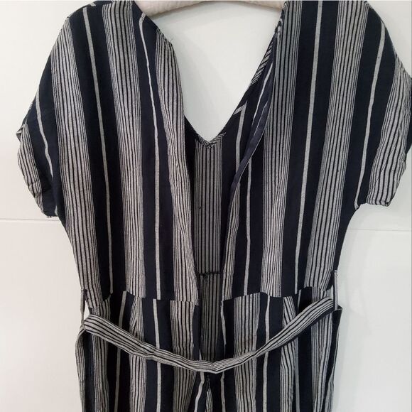 Rails Angela Mediterranean Stripe Belted Jumpsuit Size S - Picture 6 of 12